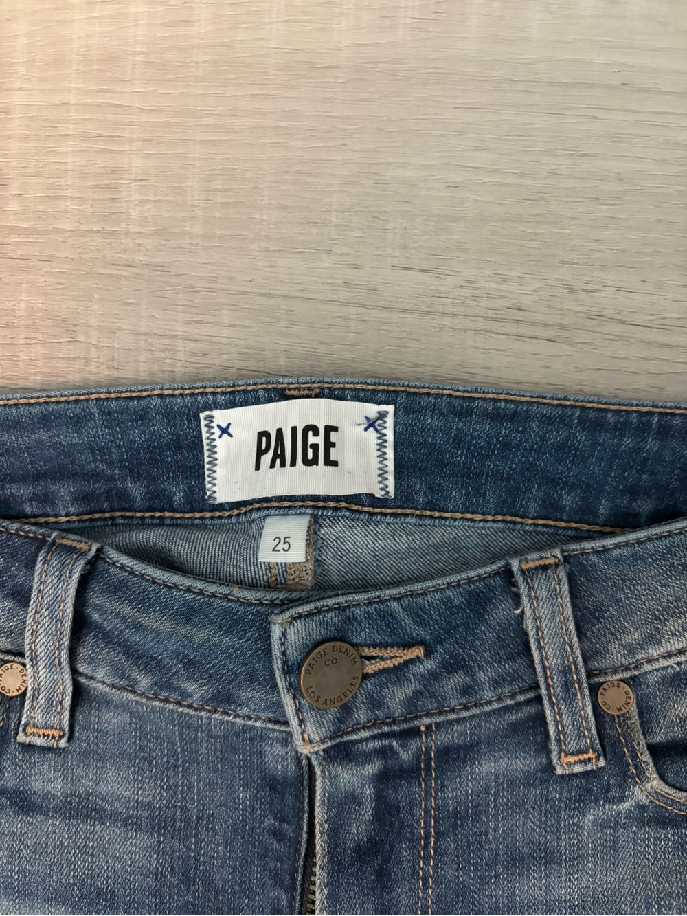 Jean Bundle! PAIGE + Judy Blue Jeans Size 25 Skinny Distressed Raw Hem - Picture 10 of 16